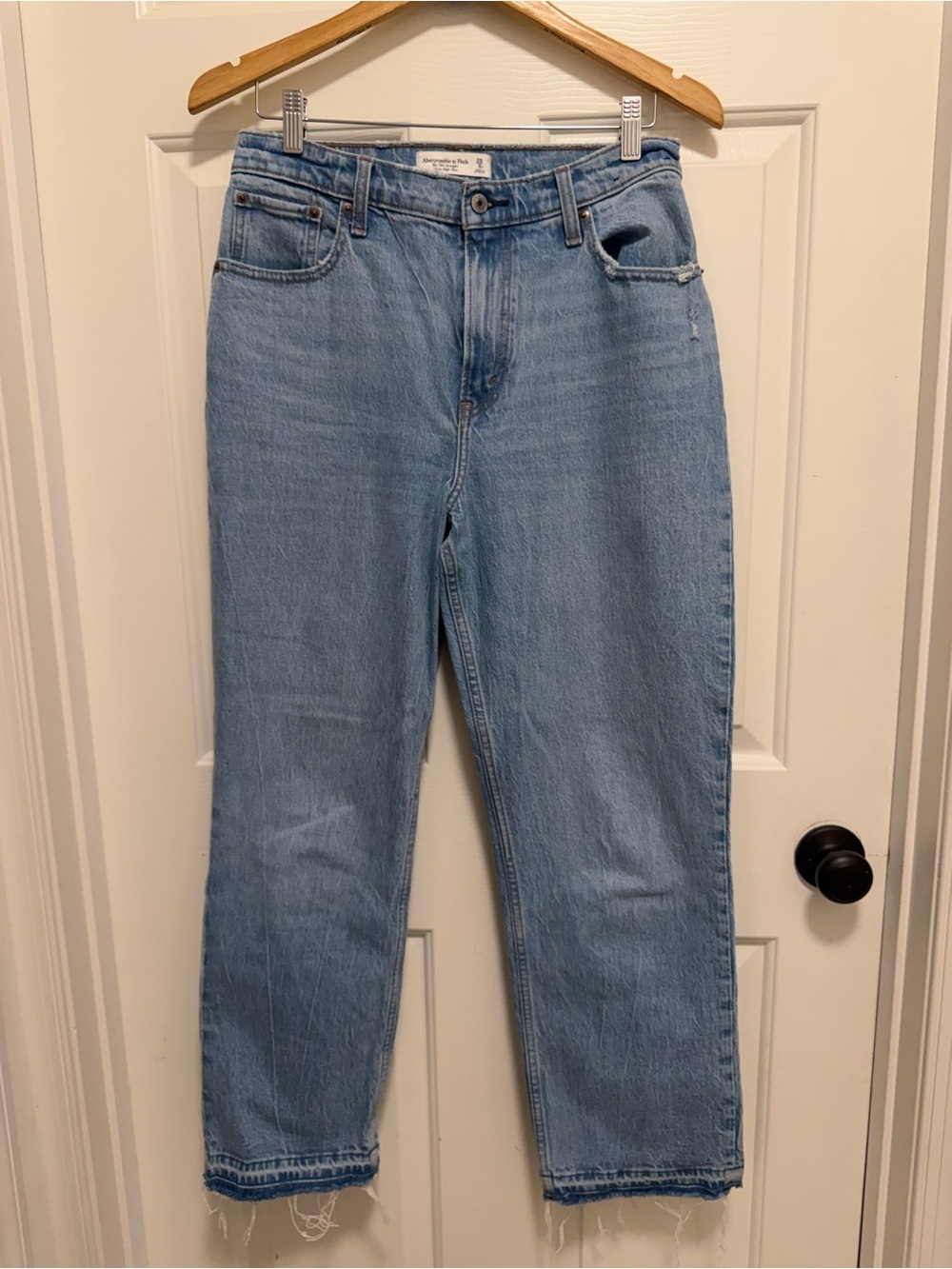 ABERCROMBIE & FITCH The '90s Straight Ultra High Rise Jeans Curve love Size 8S